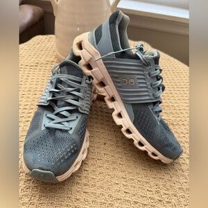 On Running Women's Gray Athletic Shoes